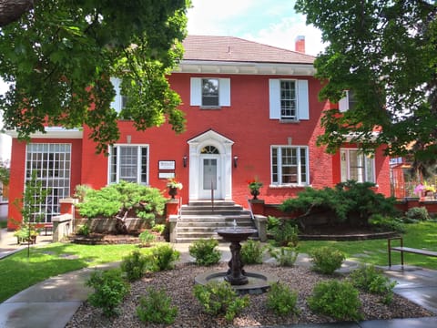 The front of our historic building.