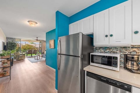 Open-concept layout flows seamlessly into the kitchen and dining area