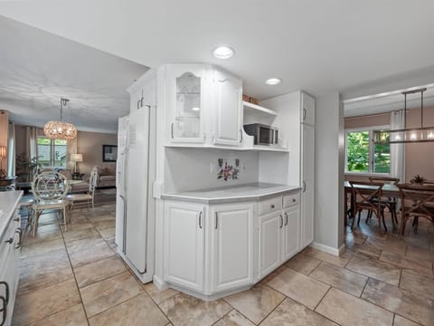 Fully stocked kitchen