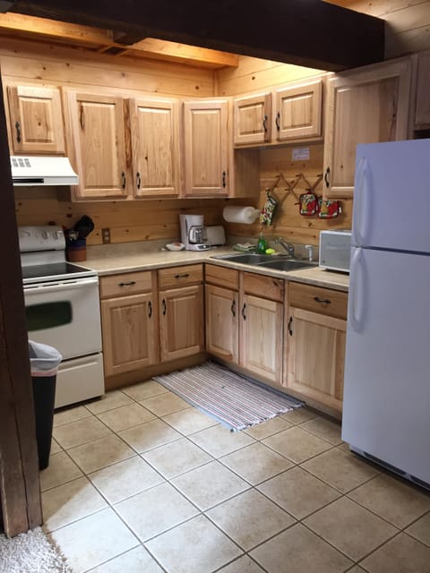 Fully stocked kitchen