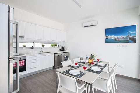 Kitchen and dining area