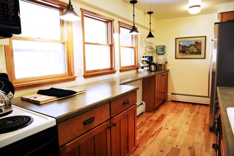 Fully stocked kitchen