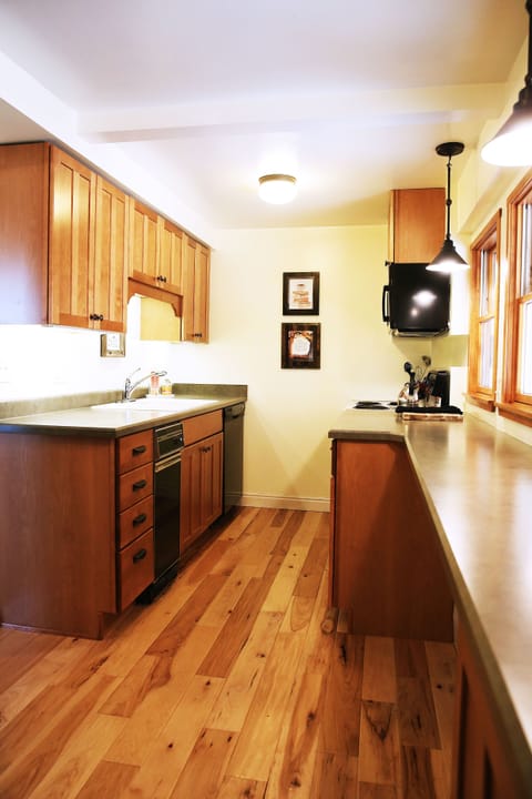 Fully stocked kitchen