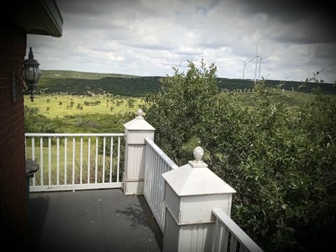 One of three upstairs balconies
all three have awesome views for miles