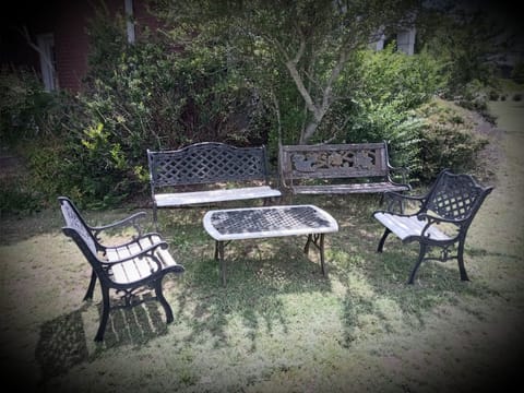 one of our many outside sitting ares