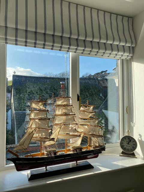 Look out and see the Fowey town quay