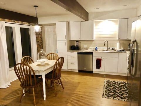Kitchen Area with new appliances and coffee area