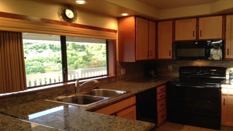 Newly Remodeled Kitchen, Side 1 with Mountain Views.