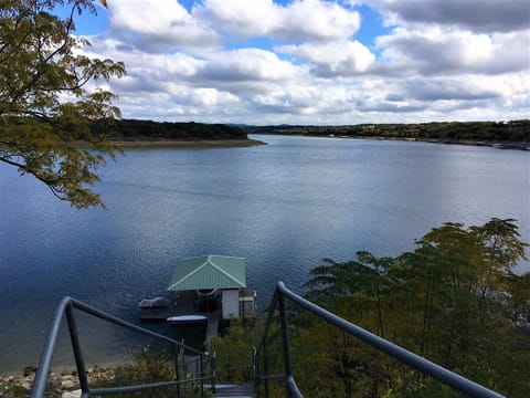 View of dock and stairs 11/8/2020