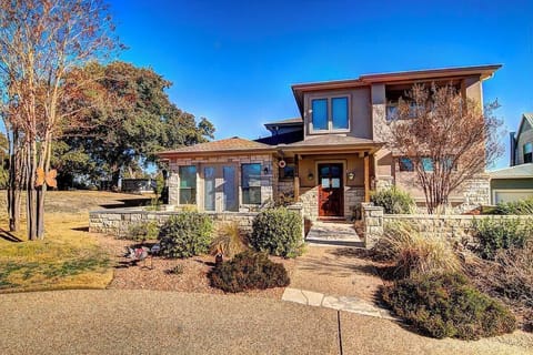 Front of house as seen from the large circular drive.