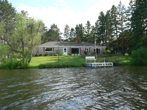 Lakeside view of Cabin