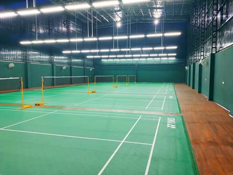 International Badminton Court in the Society for Stay Healthy and Stay Fit