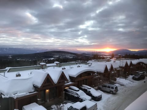 Good Morning Canadian Rockies from our lovely Condo!