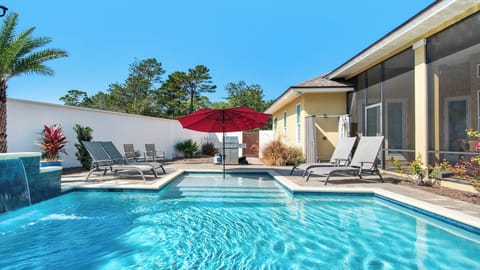Coastal Living Pool area - Private family pool area
