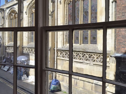 View of York Minster from the living room | Belfrey House, York