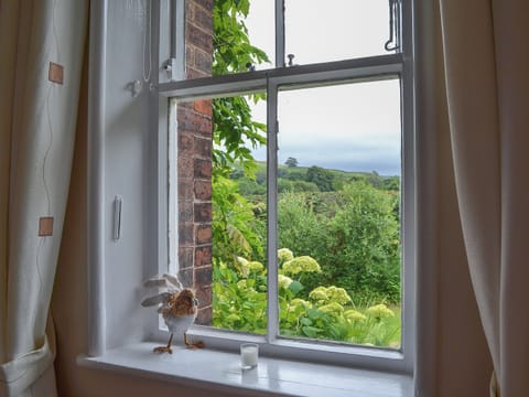 Wonderful views of the fells from the double bedroom | Station Master’s House - Torver Station Cottages, Torver, near Coniston