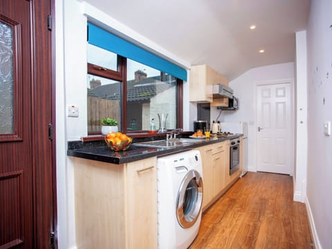 Well equipped galley-style kitchen | Freville Cottage, Shildon, near Bishop Auckland