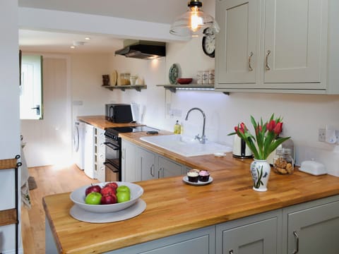 Well-equipped kitchen area | Pheasant Lodge, Welborne, near Dereham