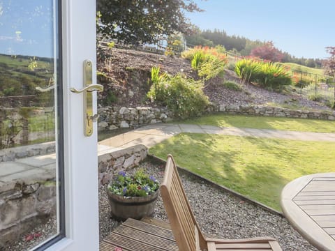 Patio | Farragon Cottage - Lick Estate, Foss, near Pitlochry
