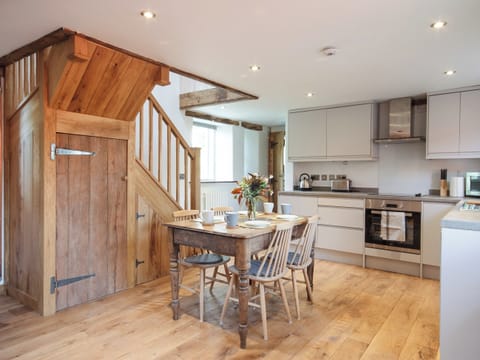 Kitchen with dining area | The Cider Barn at Emmings Farm, Elton, Newnham-on-Severn