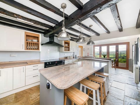Delightful kitchen diner with island | Cote Farm, Langsett, near Penistone