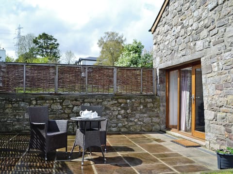 Peaceful sitting-out-area | Little Barn, Govilon, near Abergavenny