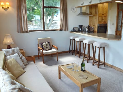 Spacious open plan living space | Berlewen - Polhaun Holiday Apartments, Mevagissey, near St Austell