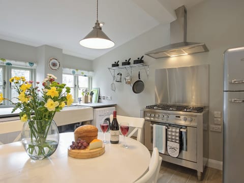 Lovely family kitchen with belfast sink | Holliers Cottage, Middle Barton, near Chipping Norton