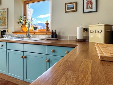 More views from two kitchen windows | Rubha Lodge, Shieldaig