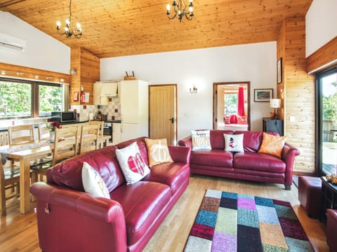 Open plan living space | Ash Lodge at Lon Lodges, Near Rhayader