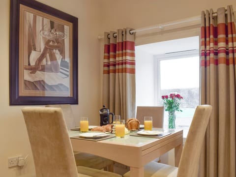 Convenient dining area | Nether Cottage - Nether Kinneddar Lodge Cottages, Saline, near Dunfermline