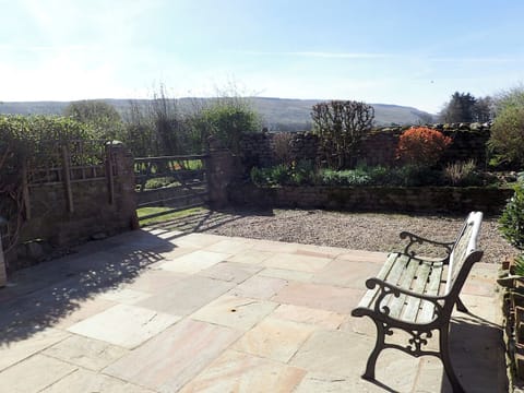 Lower paved patio | The Old Chapel, Thoralby, near Leyburn