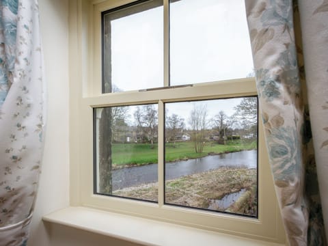 View from double bedroom | River View Cottage, Gargrave, near Skipton