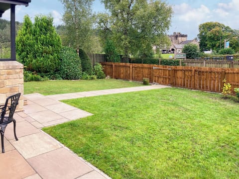 Garden looking out towards Kielder castle | Old Kielder Castle Cottage, Kielder, near Bellingham
