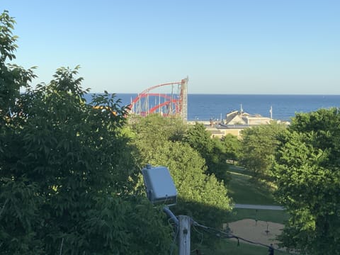View of Palace Playland from Living Room