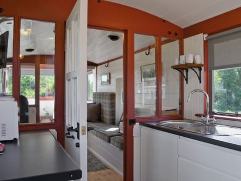 Kitchen | Brockford Railway Sidings - The Guards Van, Brockford, nr. Stowmarket
