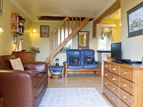 Open plan living/dining room/kitchen | Waterside Lodge, Port Appin