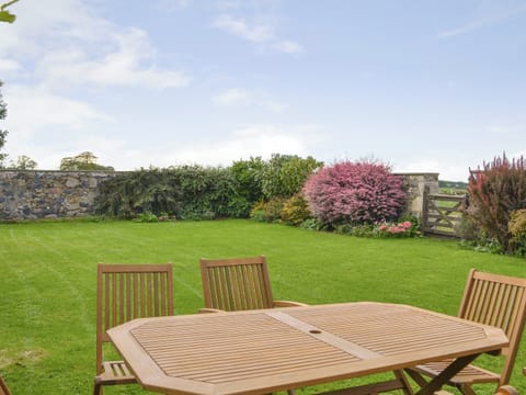 Enclosed lawned rear garden | Hume Orchard Steading, Hume, near Kelso