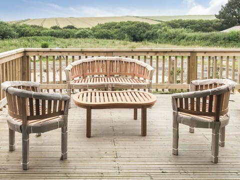 Decking | Little Owl Lodge, St Columb, near Padstow