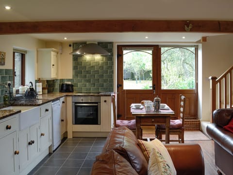 Kitchen with dining area | Bryn Dedwydd Cottage, Eryrys, near Mold