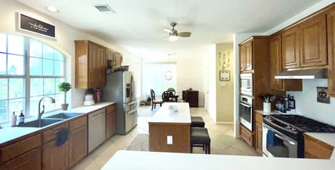 Gas Oven, Range, Electric Oven, Microwave, French Door Fridge, Bosch Dishwasher