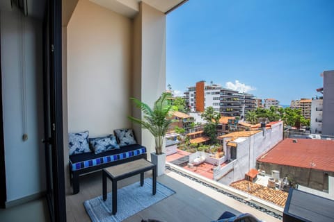 Private balcony view