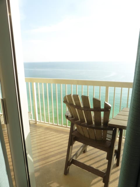 view from the balcony