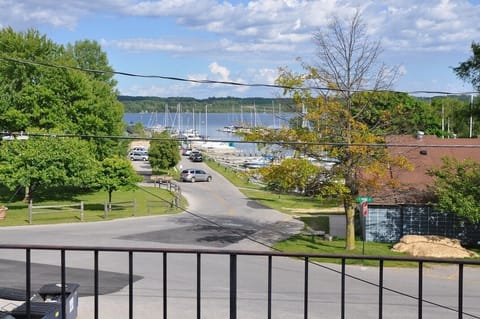 Balcony overlooking Marina Park and Beach