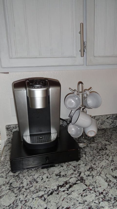 Keurig coffee maker onsite.