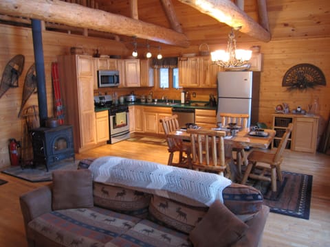 wood stove as another source for heat