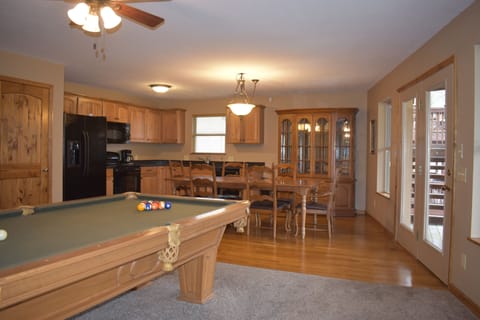 2nd full kitchen and 2nd dinning area as seen from 2nd living area.