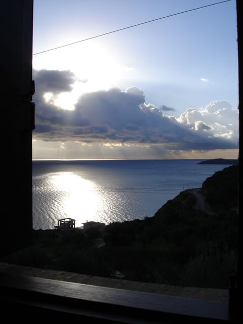 view from upper floor living room window