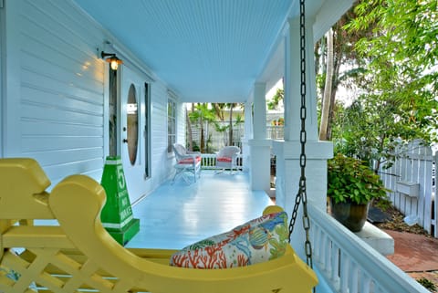 Relax on the front porch swing