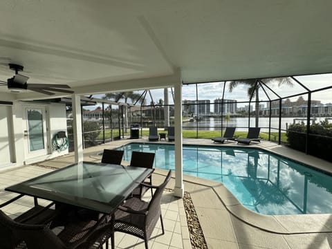 Beautiful heated pool overlooking Vanderbilt Bay and Ritz Carlton’s skyline!